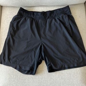 Mens black Lululemon shorts